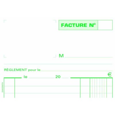 Facturier EXACOMPTA 135x210 NCR 2 copies