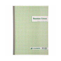 Carnet recettes/caisses Exacompta A4 2 copies