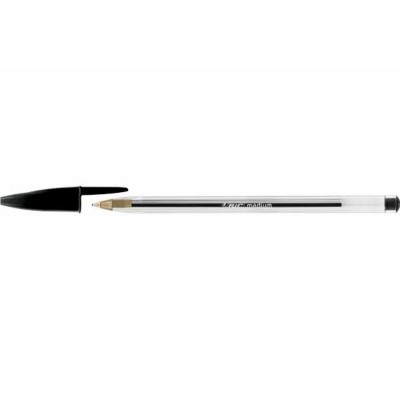 Stylo bille BIC Cristal Noir - Boîte de 50