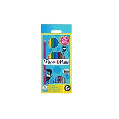 CRAYONS DE COULEUR PAPERMATE 12P