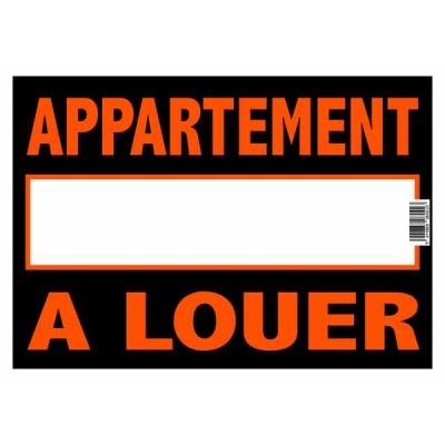 Affiches Appartement à louer 25x36cm 25P