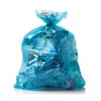 Zak Net Brussel blauw 100 liters - 1 rol