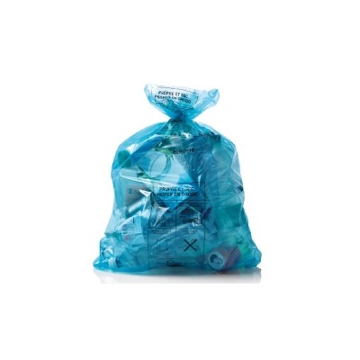 Zak Net Brussel blauw 100 liters - 1 rol