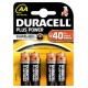 Duracell batterijen AA LR06 MN1500 4 stukken