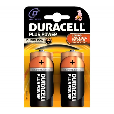 Piles Duracell D LR20 MN1300 par 2 pièces