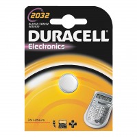 Pile Duracell 3V DL2032 par 2 pièces